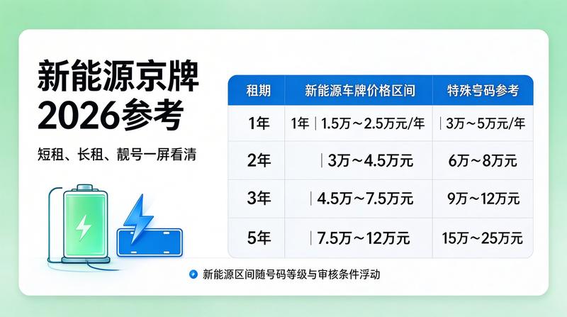 北京2026年车牌政策趋势